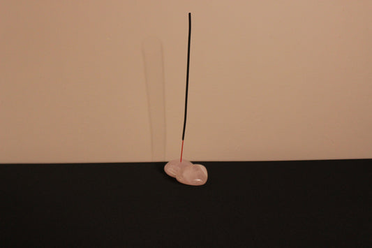 Rose Quartz Heart Incense Holder – Love & Comfort