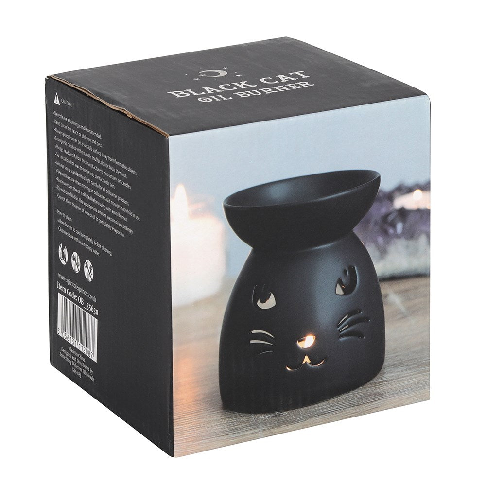 Black Cat Oil Burner & Wax Warmer